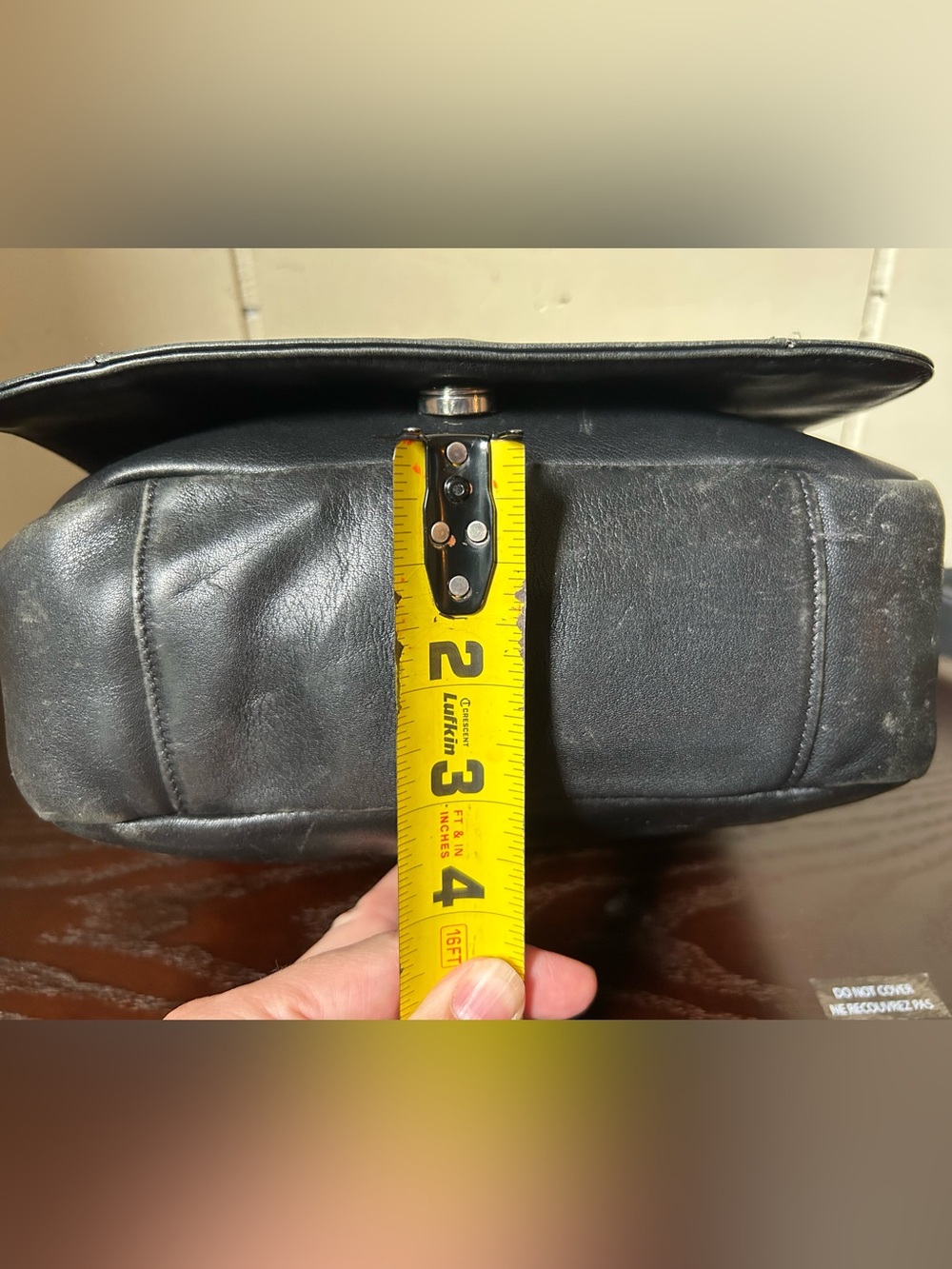 COACH Black Lexington Flap Legacy Leather Messenger Crossbody Shoulder Bag 4183 - Picture 10 of 16